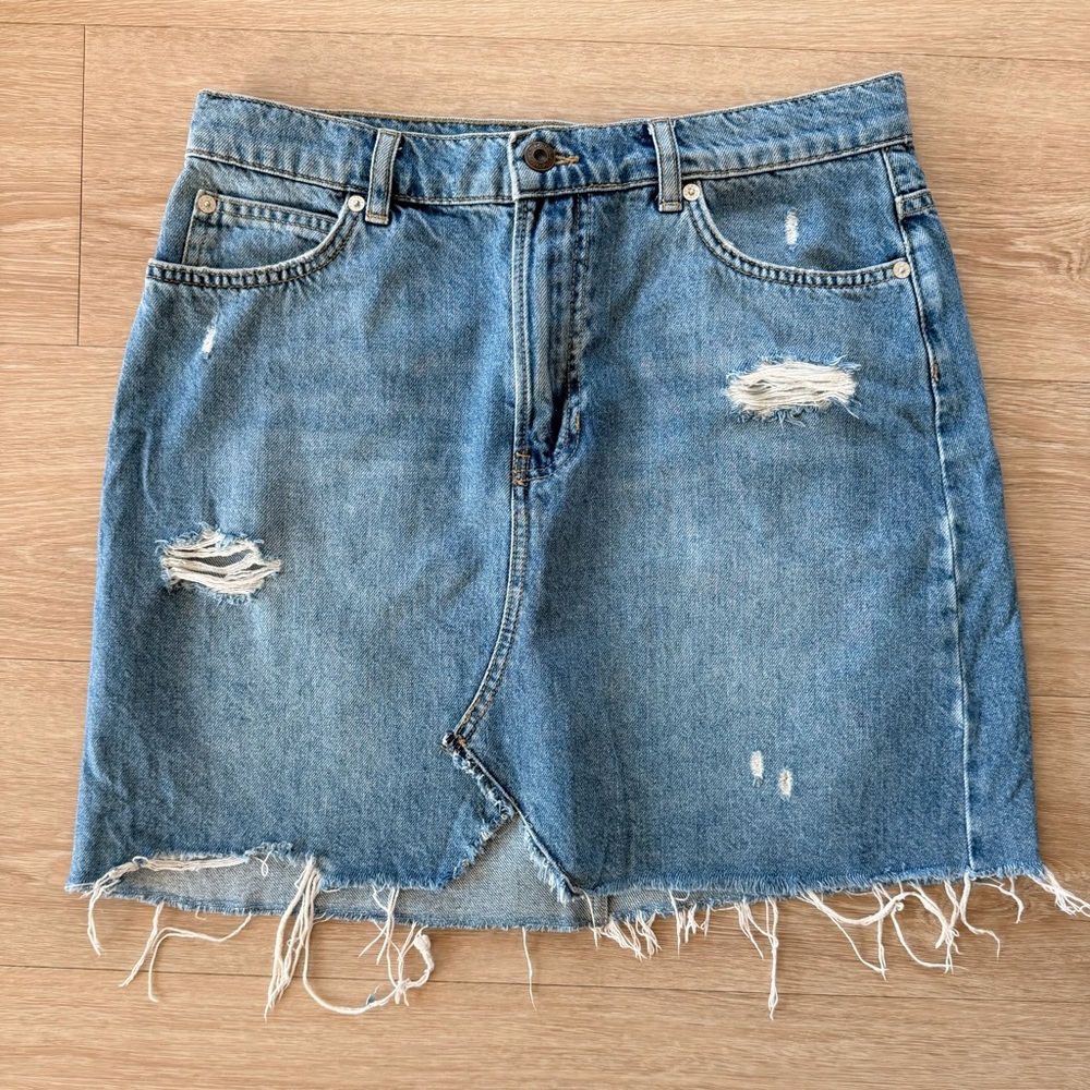 Free People Denim Skirt